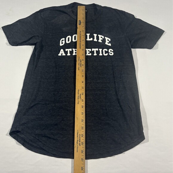 Goodlife T-Shirt Men's Grey  Logo Crew Active Streetwear Short Sleeve Sz S USA - Picture 3 of 7